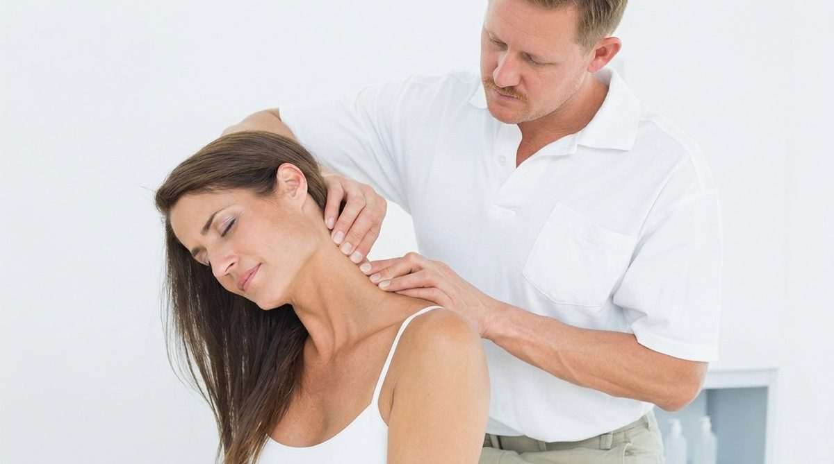 Dr. Colby treating a patient